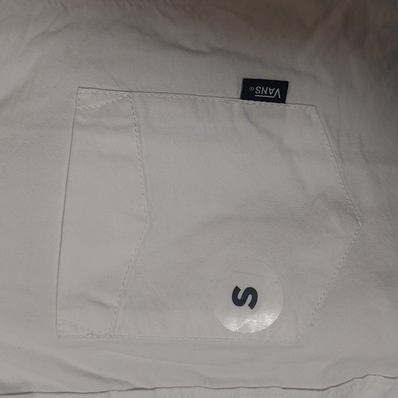 VANS Men's Houser Short Sleeve White Shirt - size Medium - NEW w/tag - Picture 3 of 10